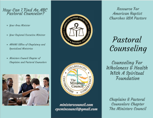 Chaplains and Pastoral Counselors brochure